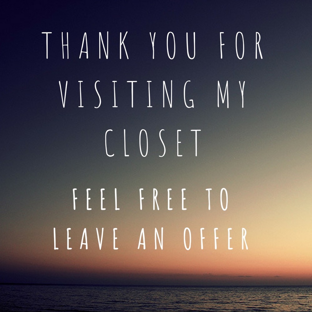 I accept offers!!!